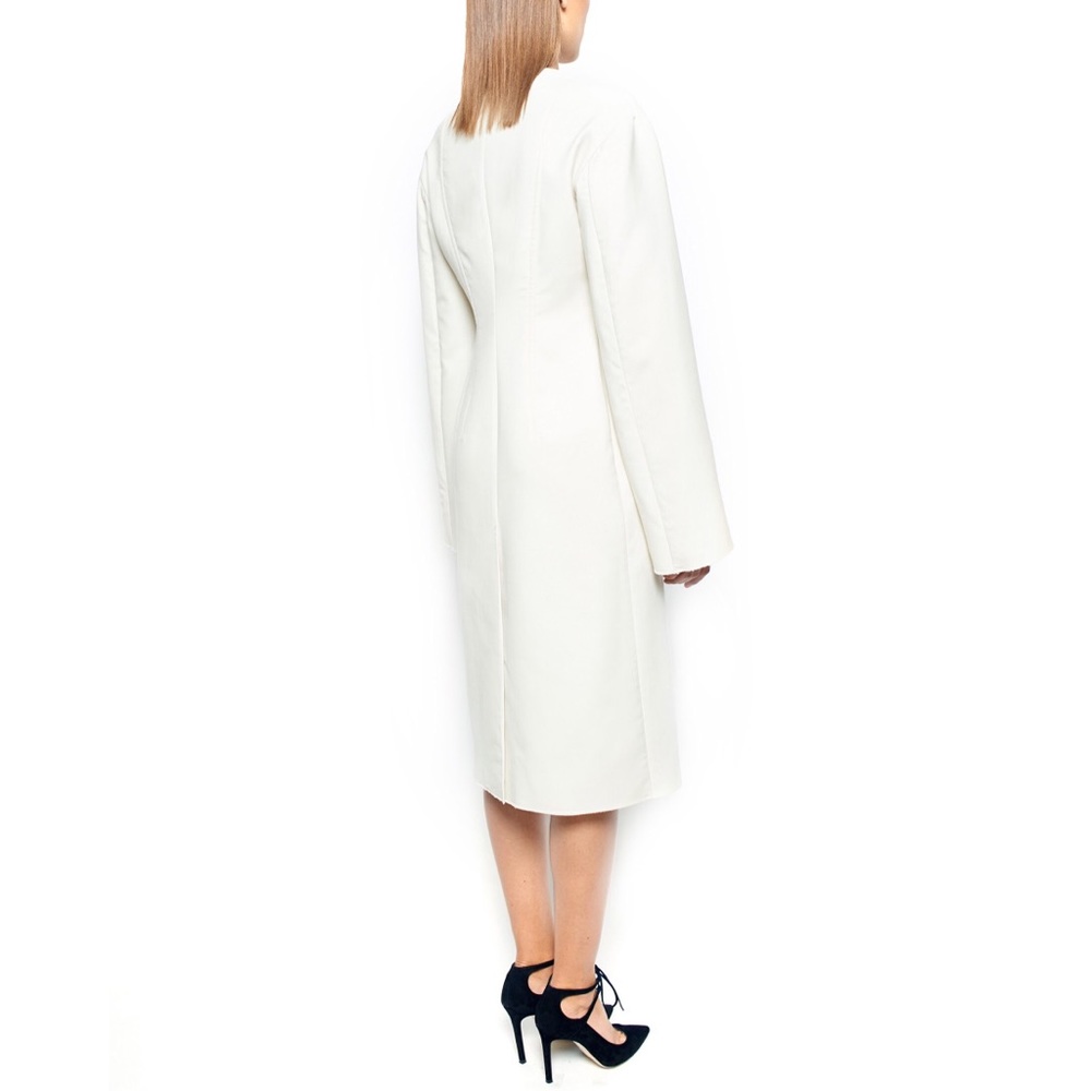 BEVZA Long Sleeve Semi-Fitted Dress - Picture 5 of 8